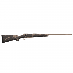 Weatherby Mark V Backcountry .257 Weatherby Mag Bolt Action LH Rifle, Green and Tan Sponge Pattern Accent - MBC01N257WL8B