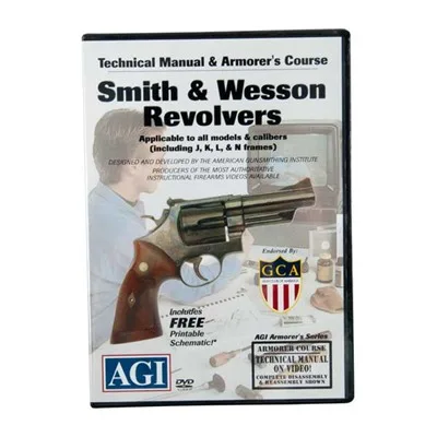Agi S&W Revolvers Technical Manual And Armorer's Course Dvd