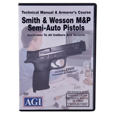 Agi S&W M&P 1st, 2nd And 3rd Gen Pistols Manual & Armorer's Dvd