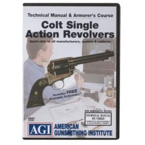 Agi Colt Single Action Revolver Technical Manual & Amorer's Dvd