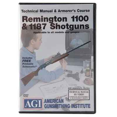 Agi Remington 870 Technical Manual And Armorer's Course Dvd