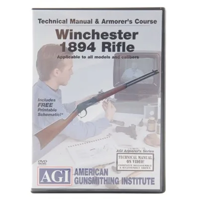 Agi Winchester 94 Rifles Technical Manual And Armorer's Course Dvd