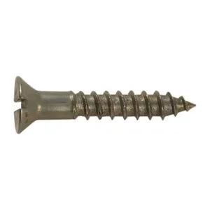 Brownells Unplated Steel Flat Head Wood Screw Kit