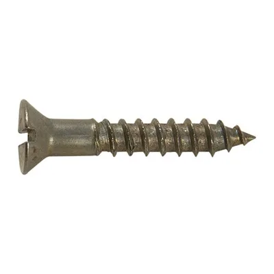 Brownells Unplated Steel Flat Head Wood Screw Kit