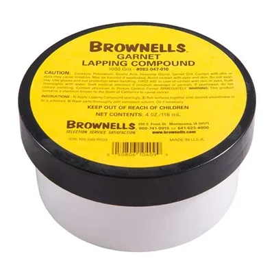 Brownells Garnet Lapping Compounds