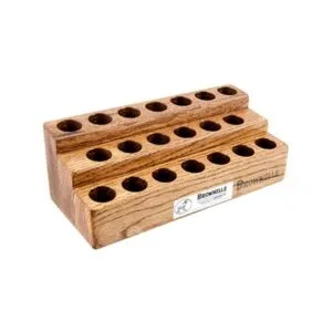 Brownells Oak Screwdriver Bench Blocks
