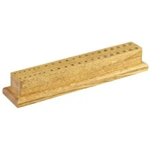 Brownells Gunsmith's Punch & Needle File Block