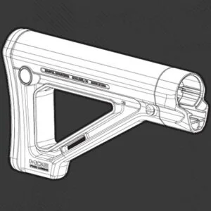 Magpul Ar-15 Moe Stock Fixed Commercial