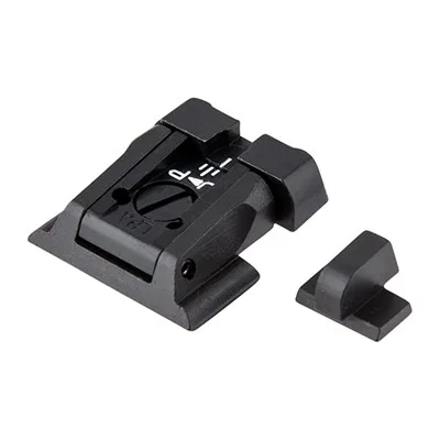 L.P.A. Sights S&W M&P White Dot Adjustable Sight Set