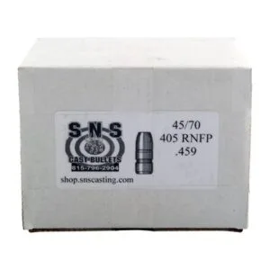 Sns Cast Bullets 45/70 Caliber (0.459") Round Nose Flat Point Bullets