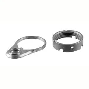 V Seven Weapon Systems Ar-15 Qd Endplate & Castle Nut Combo Titanium