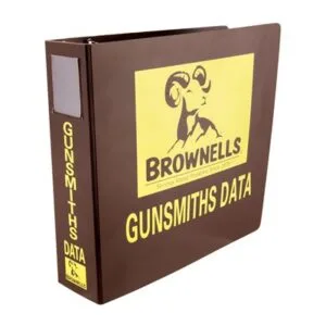 Brownells Data Ring Binder For Loose Leaf Edition- 2 1/2" Wide