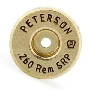Peterson Cartridge 260 Remington Brass