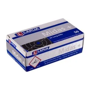 Lapua Midas+ Ammo 22 Long Rifle 40gr Lead Round Nose