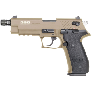 GSG Firefly .22LR 4.9"Barrel Flat Dark Earth Pistol with Threaded Barrel - GERG2210TFFT