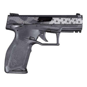 Taurus TX22 US Flag .22 LR Pistol, Black - 1-TX22141-10US1