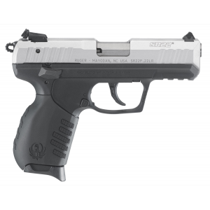 Ruger SR22 .22LR Silver & Black Pistol - 3607