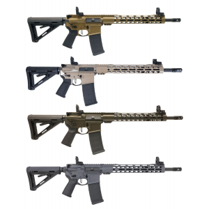 PSA Custom 5.56 NATO 16" Nitride 13.5" MLOK MOE Rifle w/ 3.5lb Flat Bow FCG