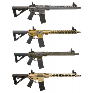 PSA Custom 5.56 NATO 16" Nitride 15" MLOK Rifle w/ 3.5lb Curved Bow FCG