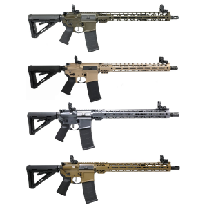 PSA Custom 5.56 NATO 16" Nitride 15" MLOK MOE Rifle w/ 3.5 Flat FCG