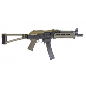 PSA AK-V 9mm ODG MOE Triangle Folding Pistol with Anodized ODG Picatinny Top Rail