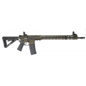 PSA Custom 5.56 NATO 20"Nitride 1/7 18"Cross-Cut MLOK MOE Rifle w/ 3.5lb Flat FCG, Amby Safety - ODG