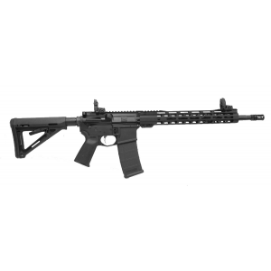 PSA 16" Mid-Length 5.56 NATO 1/7 Phosphate 13.5" Lightweight M-Lok MOE EPT Rifle w/MBUS Sight Set