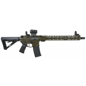 PSA Custom Billet .223 Wylde 16" Nitride 15" MLok Rifle w/3.5lb Flat FCG, Romeo5 - ODG