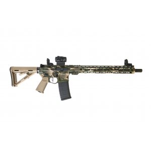 PSA Custom Billet 5.56 Nato 16" Nitride 15" Mlok Rifle W/3.5 Lb Flat FCG- Desert Sage