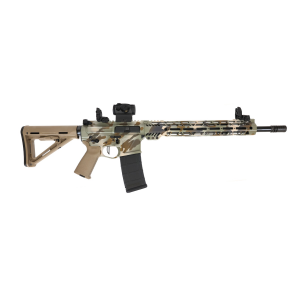 PSA Custom Billet 5.56 NATO 16" Nitride 13.5" M-Lok MOE Rifle w/ 3.5lb Flat FCG - Desert Night