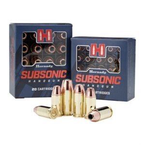 Hornady Subsonic Handgun 9mm Luger Ammo