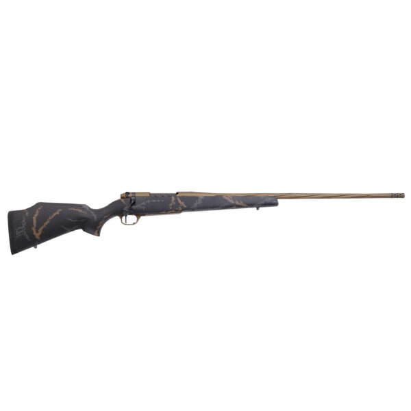 Weatherby Mark V Weathermark Limited 6.5 Creedmoor Bolt Action Rifle, Black - MWL05N65CMR4B