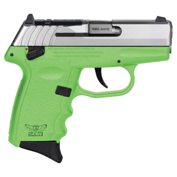 SCCY CPX-4 RDR Gen 3 .380 ACP 2.96" 10+1rds, Lime Green - CPX4TTLGRDRG3