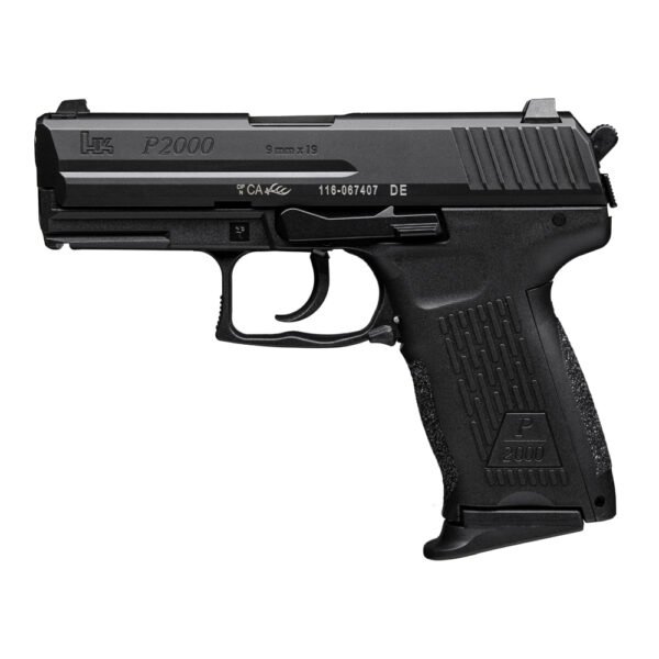 Heckler & Koch P2000 V3 9mm 3.66" (3)13rds, Black - 81000042
