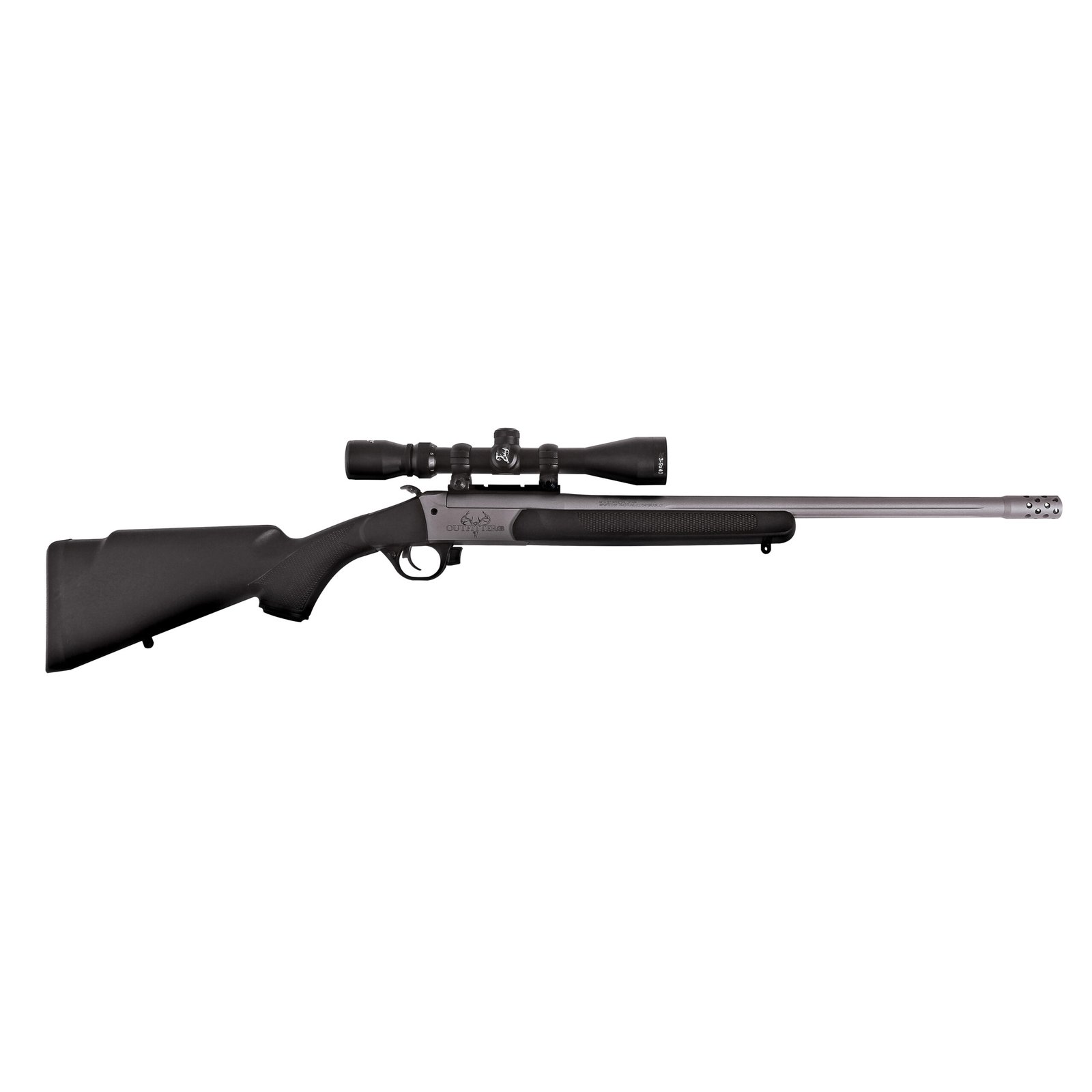 Traditions Outfitter G3 .450 Bushmaster Break Action Rifle, Black - CR9-451130T