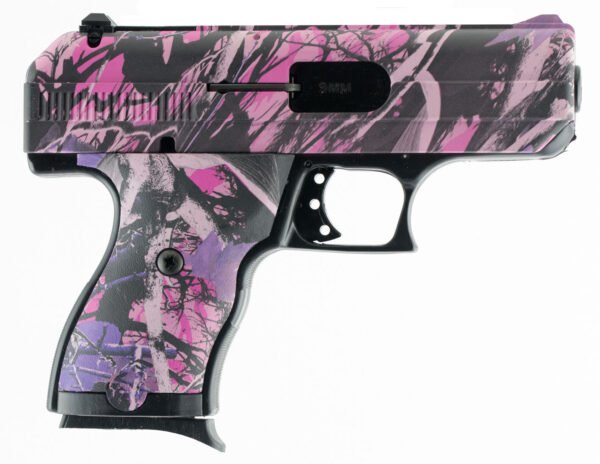 Hi-Point 9mm 8+1 Round Semi Auto Handgun, Pink Camouflage - 916PI