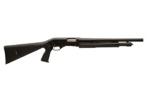 Stevens 320 Security Pump Action 18.5" 12 Gauge Shotgun with Pistol Grip, Black - 19485