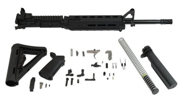 PSA 16" Midlength 5.56 NATO 1/7 Nitride MOE+ EPT Rifle Kit & Rear MBUS - 516444983