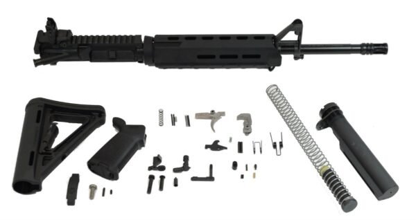 PSA 16" Midlength 5.56 NATO 1/7 Phosphate MOE EPT Rifle Kit & Rear MBUS