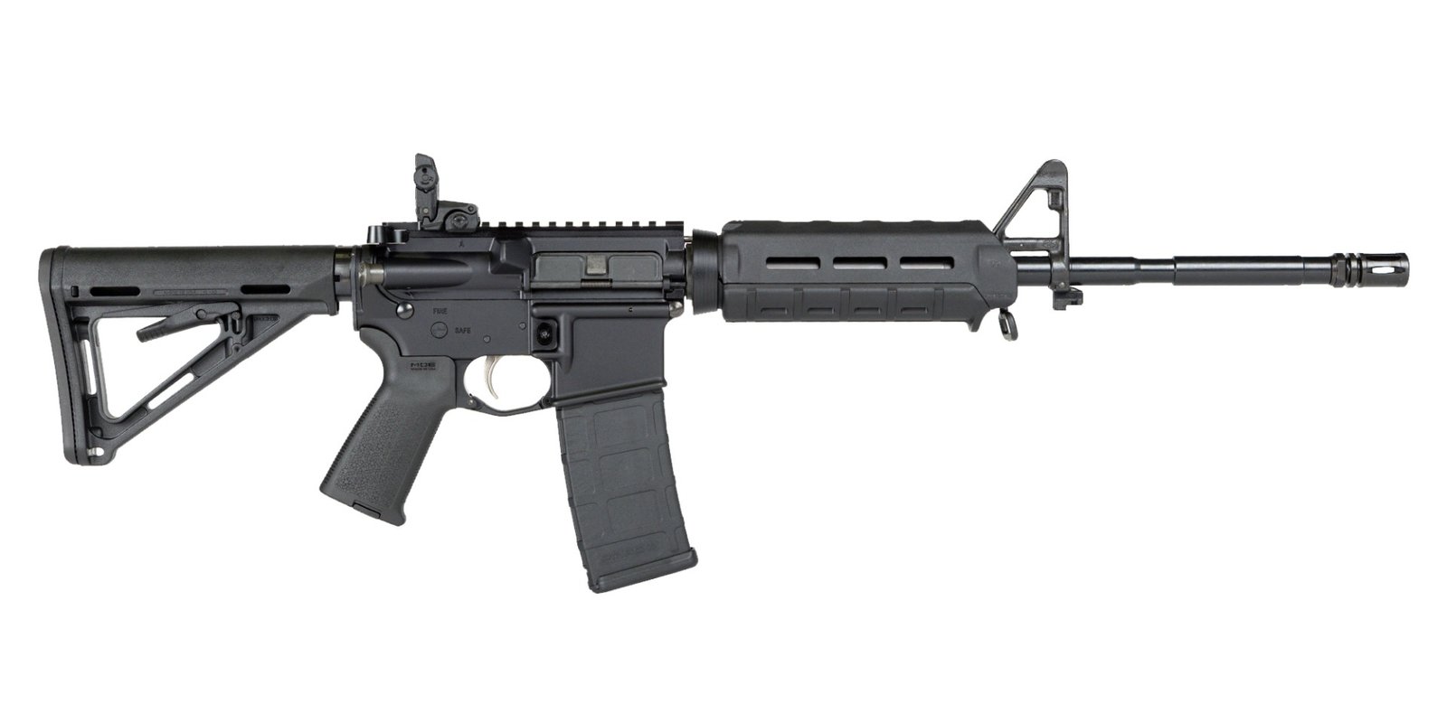 PSA PA-15 16" Nitride M4 Carbine 5.56 NATO MOE EPT AR-15 Rifle, Black