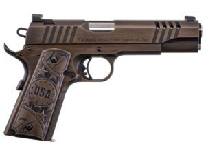 Auto Ordnance 1911 "Old Glory" 7rd 5" 45 Auto Pistol, Bronze - 1911TCAC11N