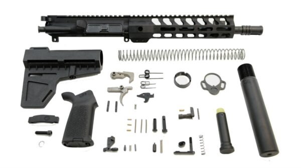 PSA 10.5" Carbine-Length 5.56 NATO 1/7 Phosphate 9" Lightweight M-Lok MOE EPT Shockwave Pistol Kit - 5165448404