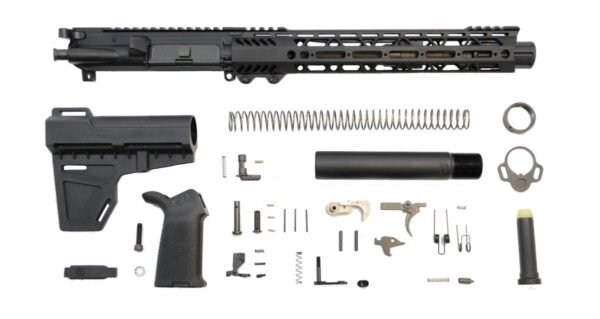 PSA 10.5" Carbine-Length 5.56 NATO 1/7 Phosphate 12" M-Lok Slant MOE EPT Shockwave Pistol Kit - 516448746