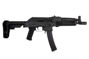 PSA AK-V 9mm Classic SBA3 Pistol, Black