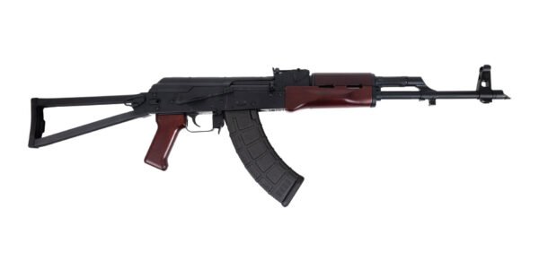 PSA AK-47 GF3 Forged Triangle Side Folding Rifle, Redwood
