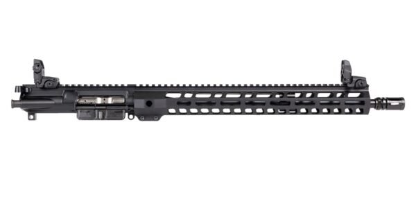 PSA 16" Mid-Length Pencil 5.56 NATO 1:7 Nitride 15" Lightweight M-LOK Upper w/ NiB BCG, CH, & MBUS Sights