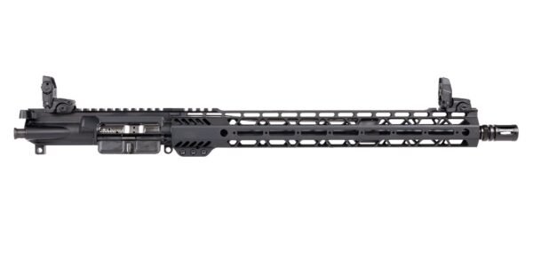 PSA 16" Mid-Length Pencil 5.56 NATO 1/7 Nitride 15" Lightweight M-lok Upper - With Nickel Boron BCG, CH, & MBUS Sight Set