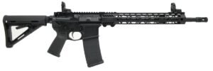 PSA 16" Mid-Length 5.56 NATO 1/7 Nitride 13.5" Lightweight M-Lok MOE EPT Rifle w/MBUS Sight Set