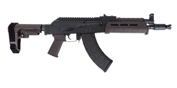 PSA AK-P GF3 MOE SBA3 Pistol, Plum