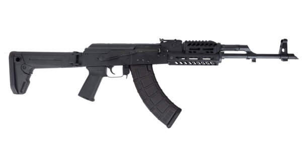 PSA AK-47 GF3 Forged "MOEkov" Rifle with JL Billet Rail, Black